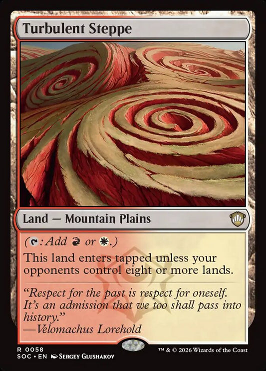 Turbulent Steppe - SOC-058-NF-STD