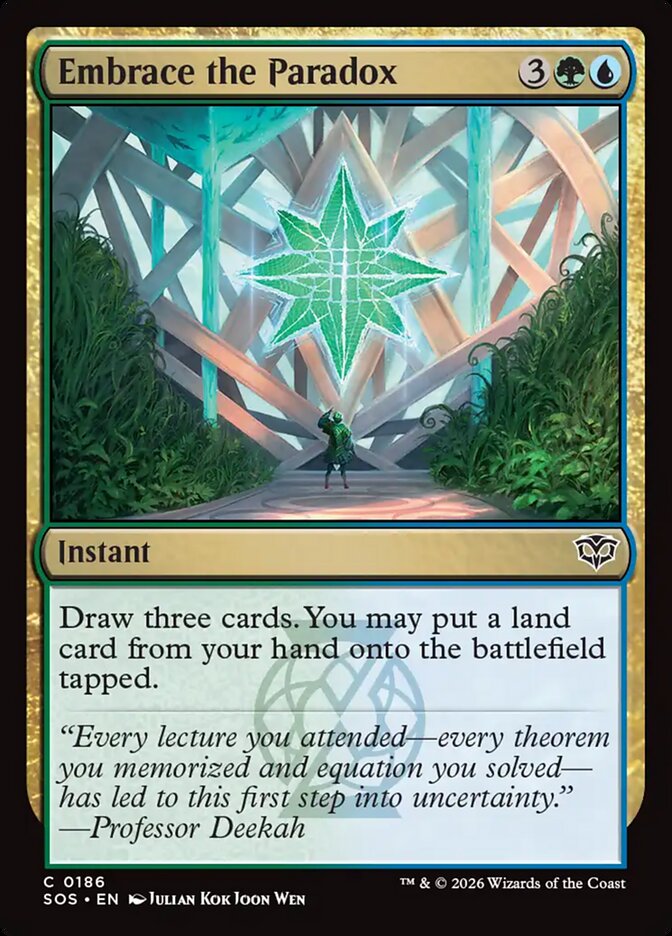 Embrace the Paradox - SOS-186-NF-STD