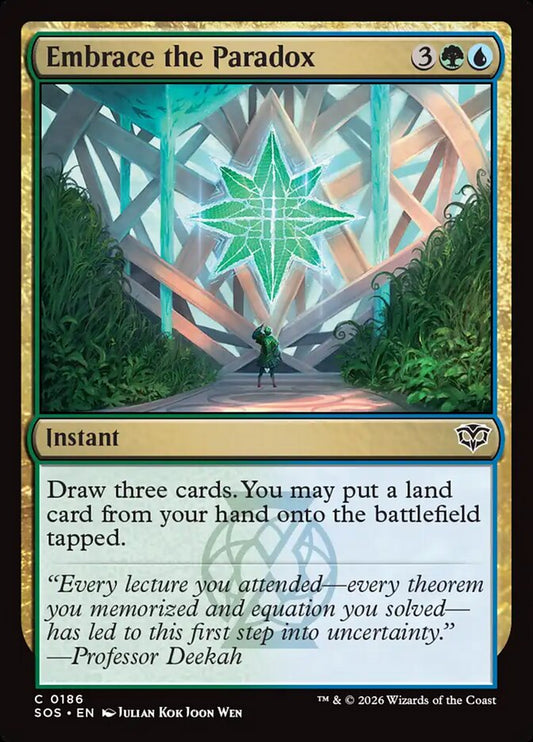 Embrace the Paradox - SOS-186-NF-STD
