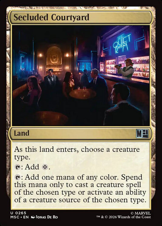 Secluded Courtyard - carta Magic The Gathering