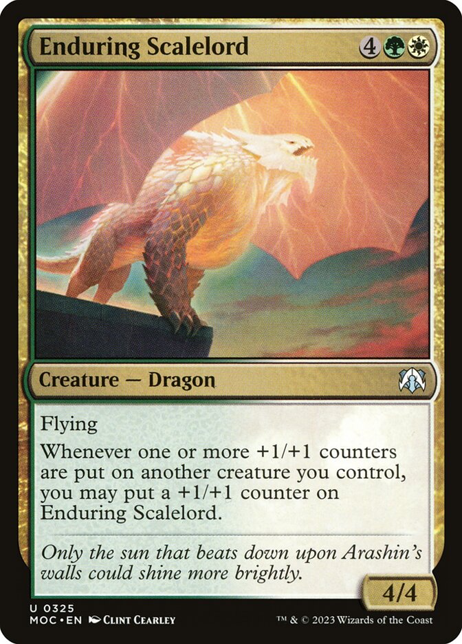 Enduring Scalelord - carta Magic The Gathering