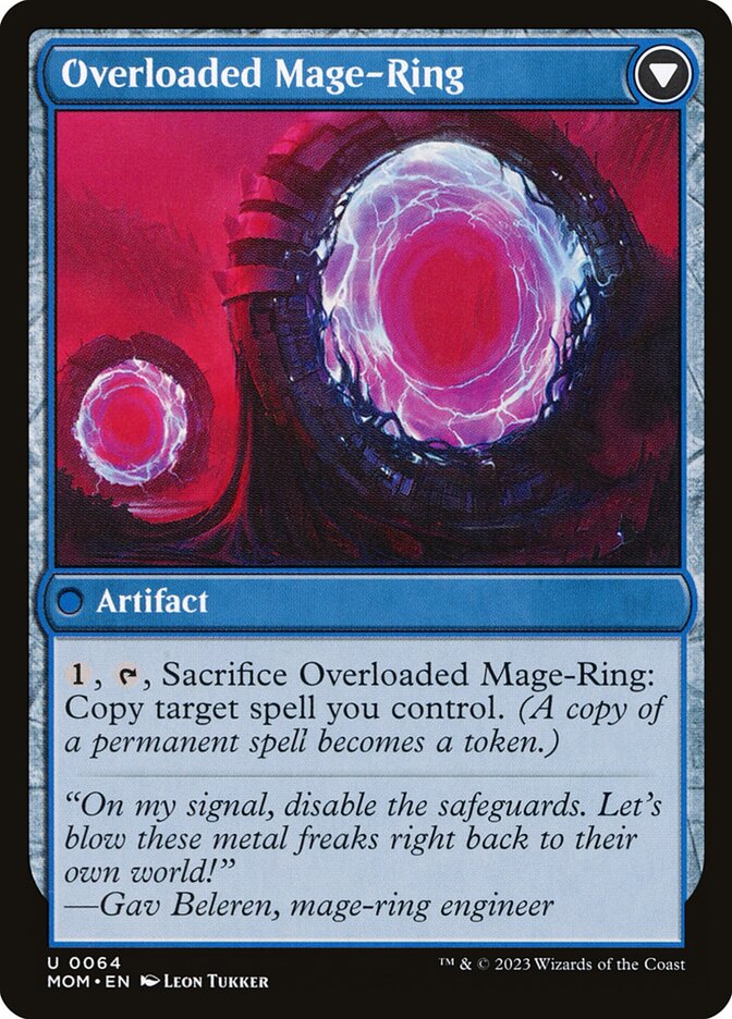 Overloaded Mage-Ring - carta Magic The Gathering