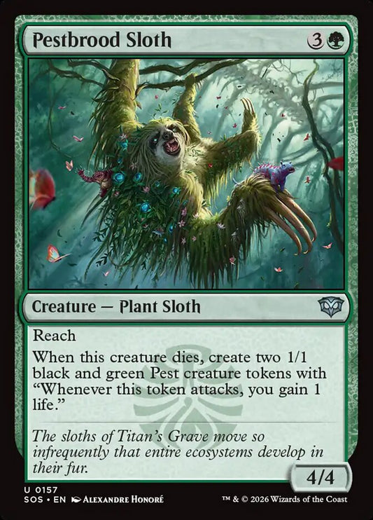Pestbrood Sloth - carta Magic The Gathering