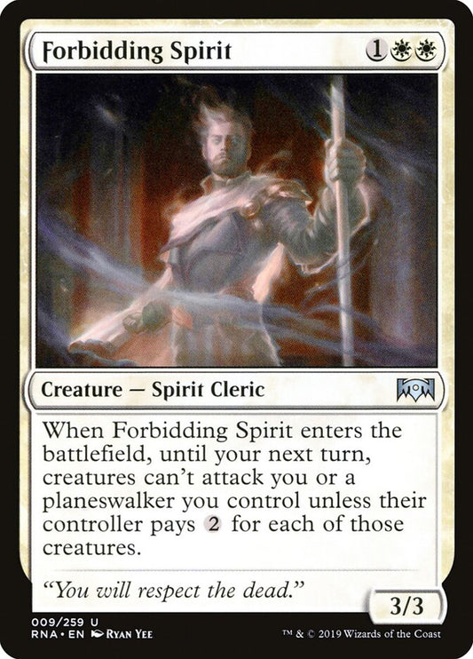Forbidding Spirit - carta Magic The Gathering