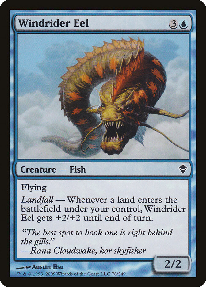 Windrider Eel - carta Magic The Gathering