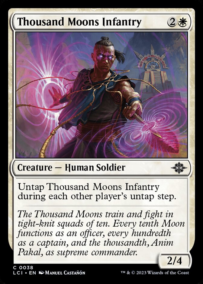 Thousand Moons Infantry - carta Magic The Gathering