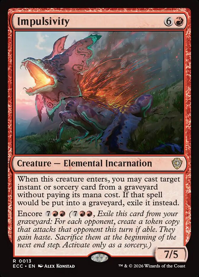 Impulsivity - carta Magic The Gathering