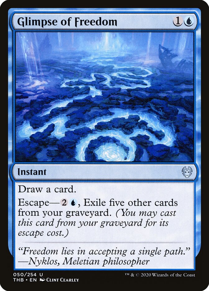 Glimpse of Freedom - carta Magic The Gathering
