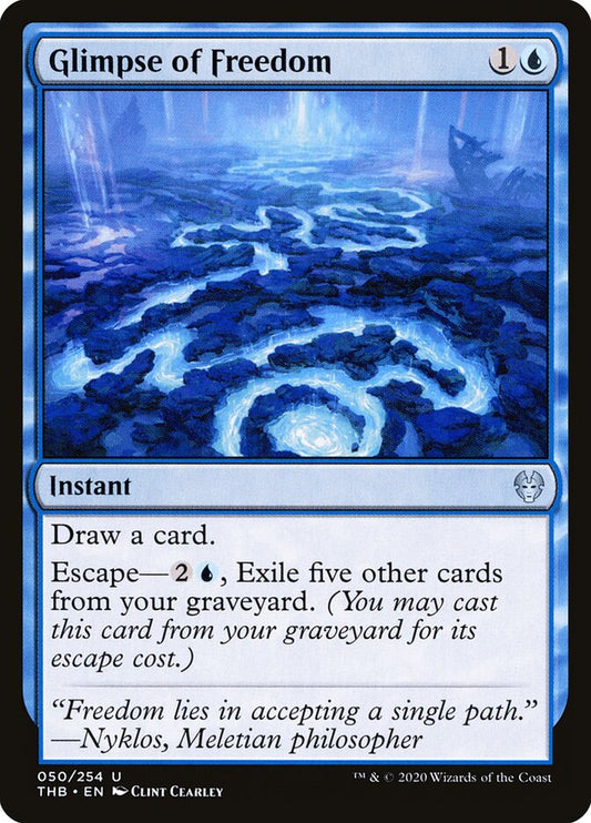 Glimpse of Freedom - carta Magic The Gathering