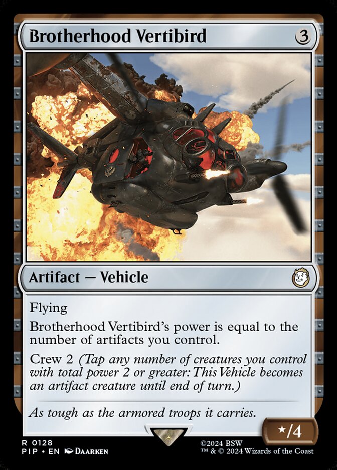 Brotherhood Vertibird - PIP-128-NF-UNI