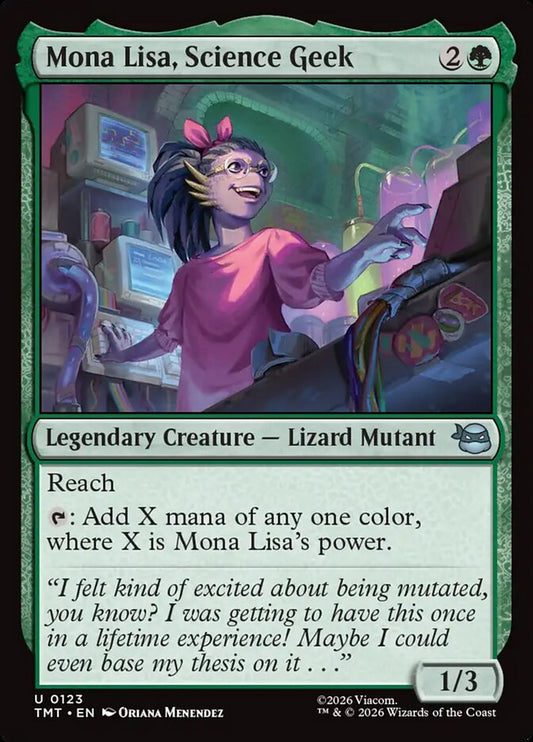 Mona Lisa, Science Geek - TMT-123-NF-LDG-UNI