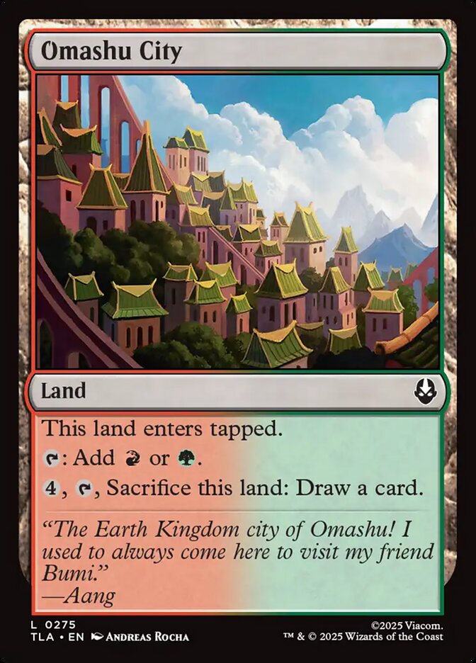 Omashu City - carta Magic The Gathering