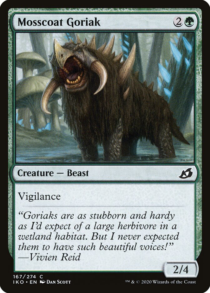 Mosscoat Goriak - carta Magic The Gathering