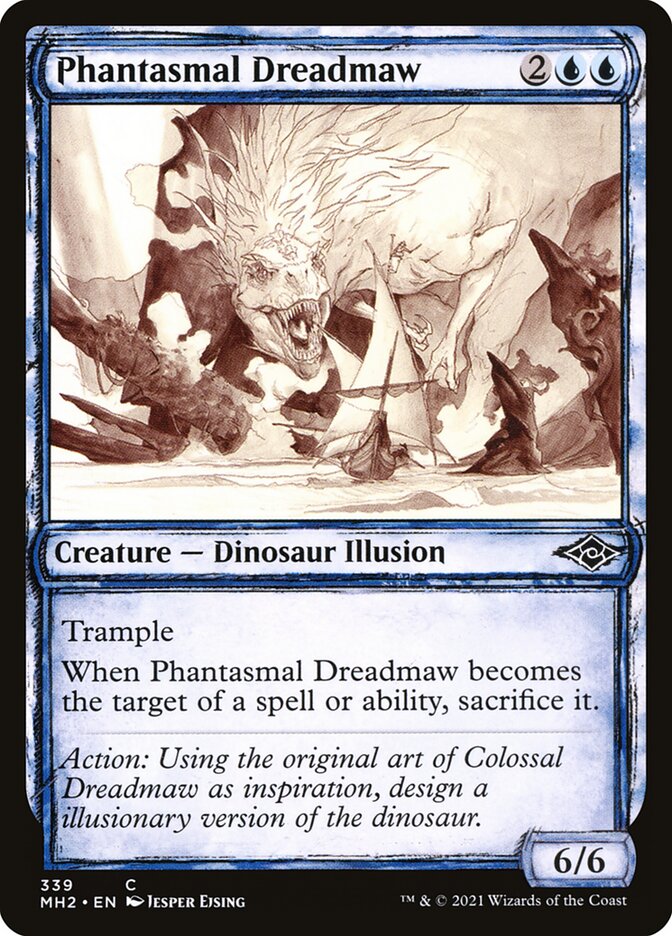Phantasmal Dreadmaw - carta Magic The Gathering