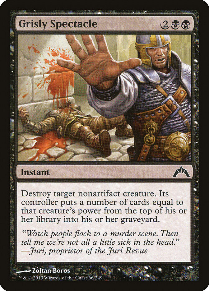 Grisly Spectacle - carta Magic The Gathering