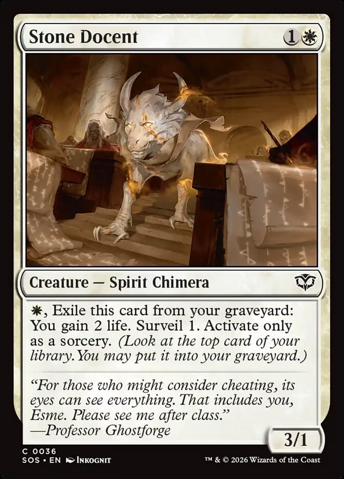 Stone Docent - carta Magic The Gathering