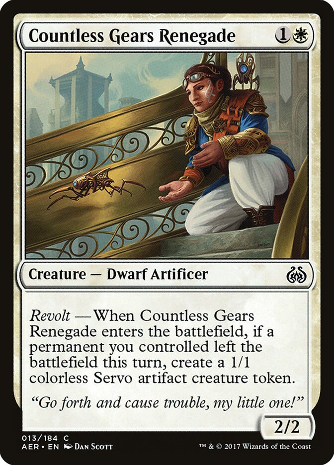 Countless Gears Renegade - carta Magic The Gathering