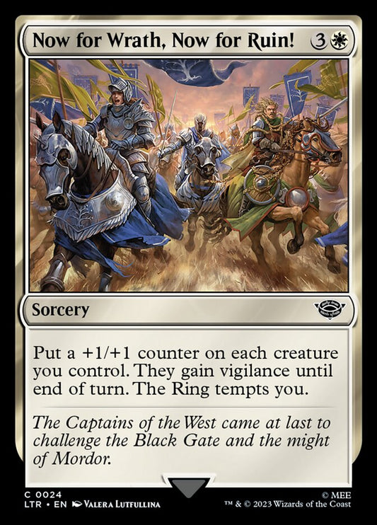 Now for Wrath, Now for Ruin! - carta Magic The Gathering