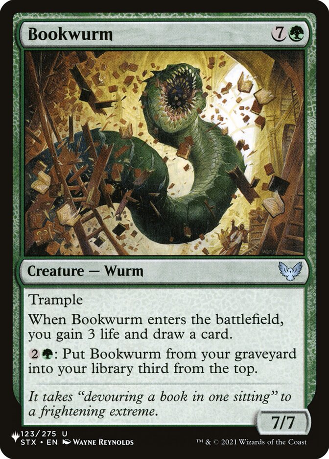 Bookwurm - PLST-STX-123-NF-STD