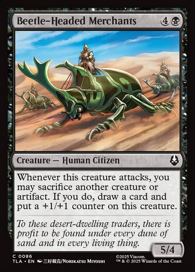 Beetle-Headed Merchants - carta Magic The Gathering