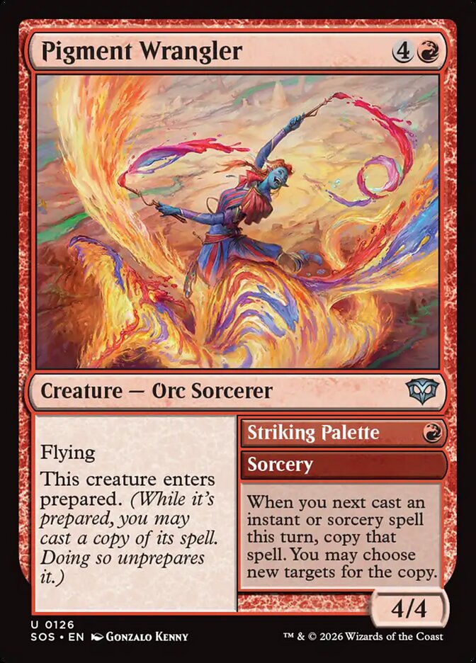 Pigment Wrangler // Striking Palette - carta Magic The Gathering