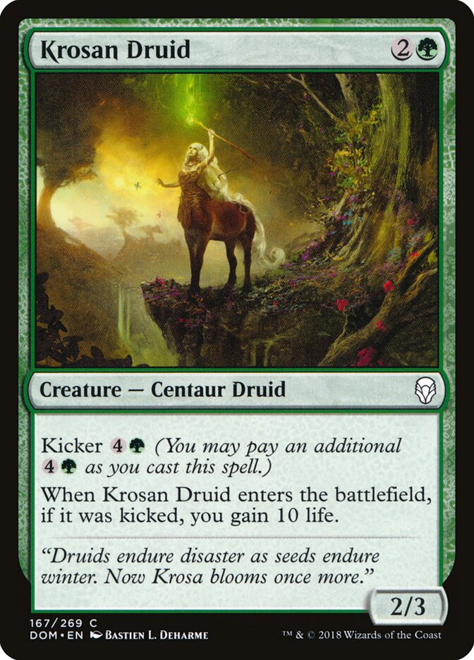Krosan Druid - carta Magic The Gathering
