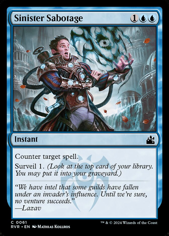 Sinister Sabotage - carta Magic The Gathering