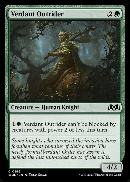 Verdant Outrider - WOE-196-NF-STD