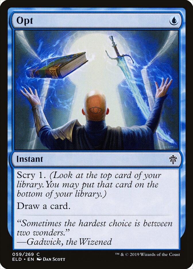 Opt - carta Magic The Gathering