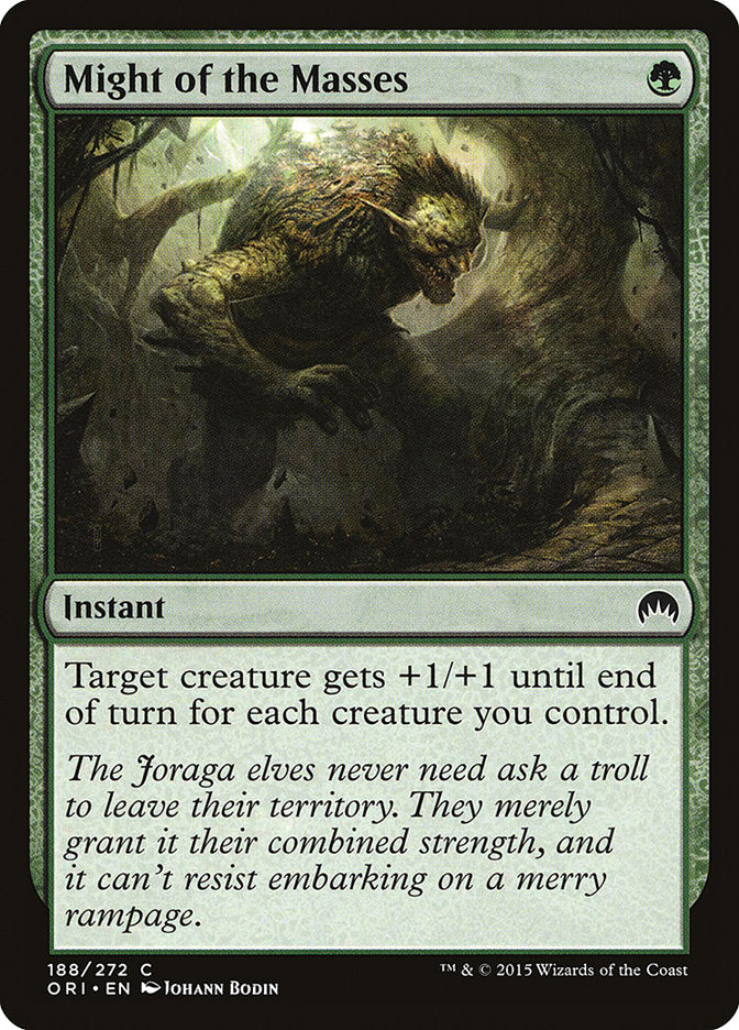 Might of the Masses - carta Magic The Gathering