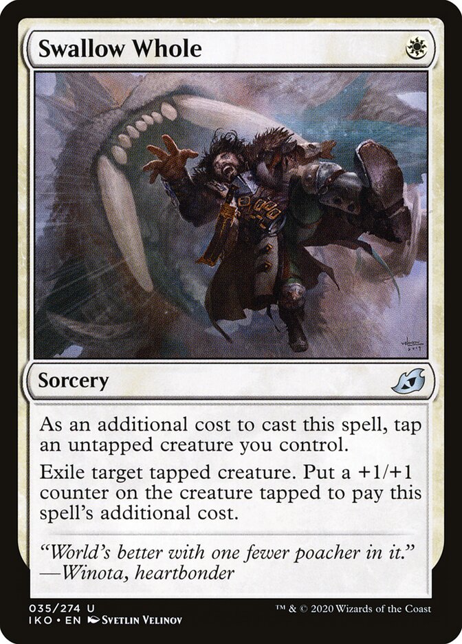 Swallow Whole - carta Magic The Gathering