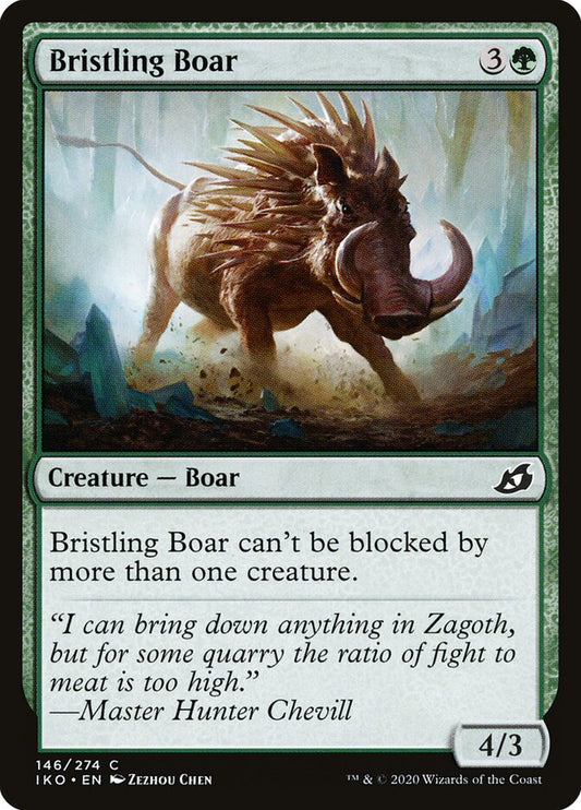 Bristling Boar - carta Magic The Gathering