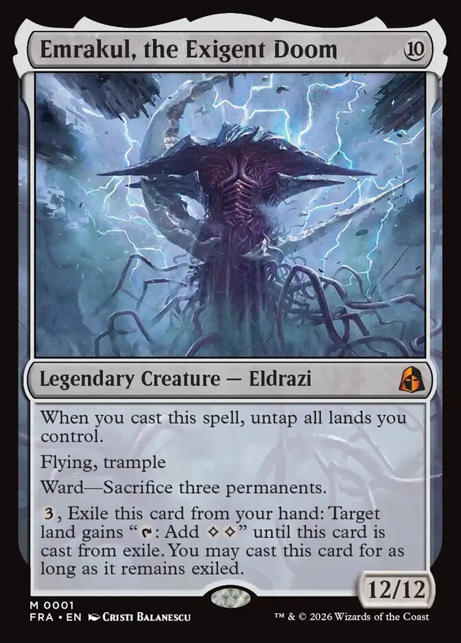 Emrakul, the Exigent Doom - carta Magic The Gathering