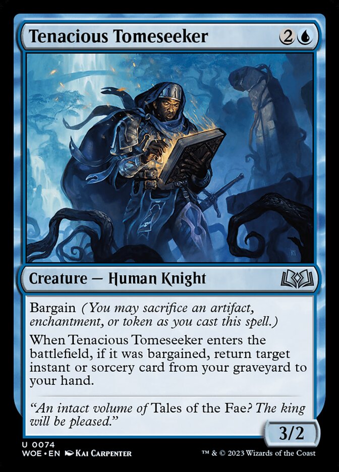 Tenacious Tomeseeker - carta Magic The Gathering