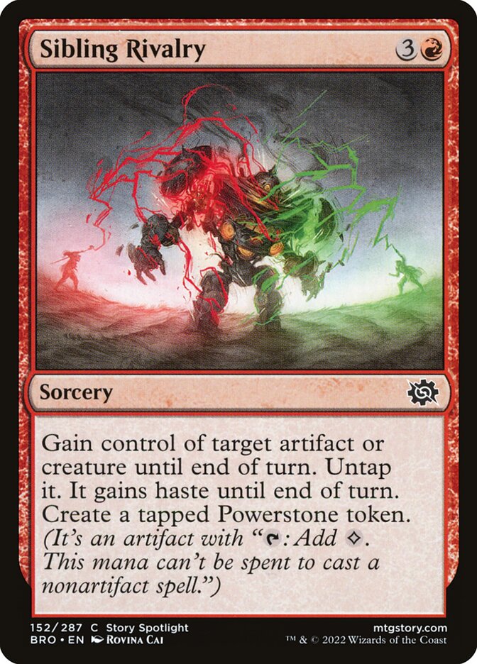 Sibling Rivalry - carta Magic The Gathering
