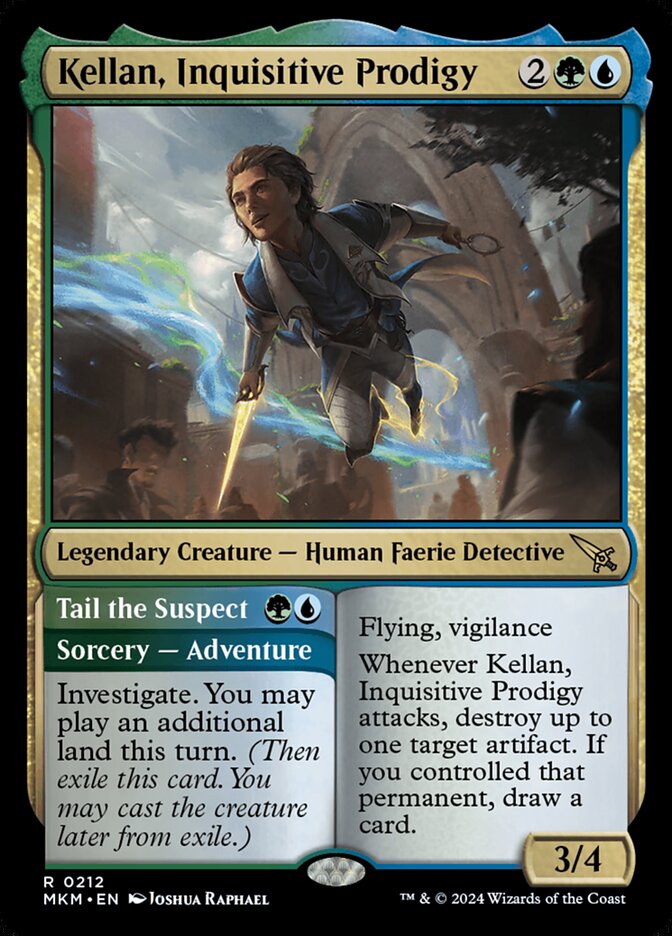 Kellan, Inquisitive Prodigy // Tail the Suspect - carta Magic The Gathering