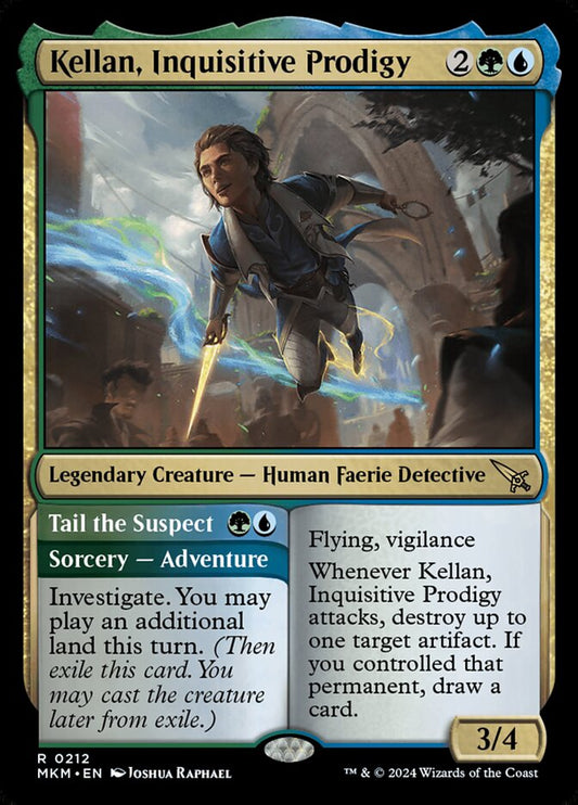 Kellan, Inquisitive Prodigy // Tail the Suspect - carta Magic The Gathering