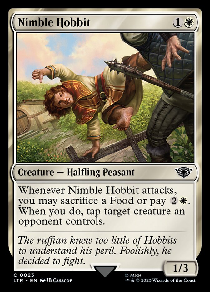 Nimble Hobbit - carta Magic The Gathering