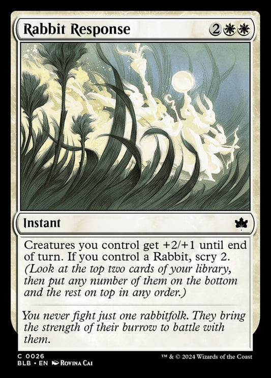 Rabbit Response - BLB-026-NF-STD