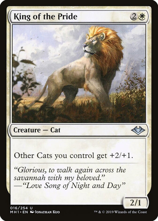 King of the Pride - carta Magic The Gathering