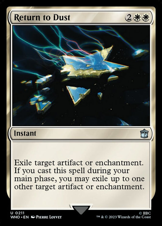Return to Dust - carta Magic The Gathering