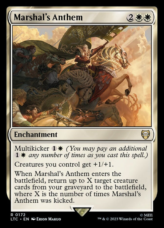 Marshal's Anthem - carta Magic The Gathering