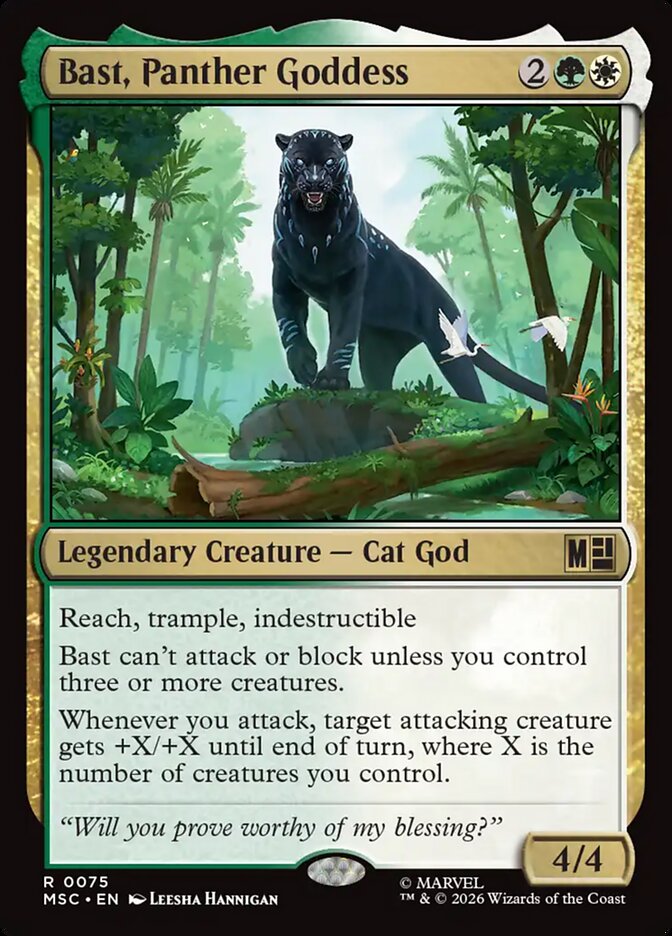Bast, Panther Goddess - carta Magic The Gathering