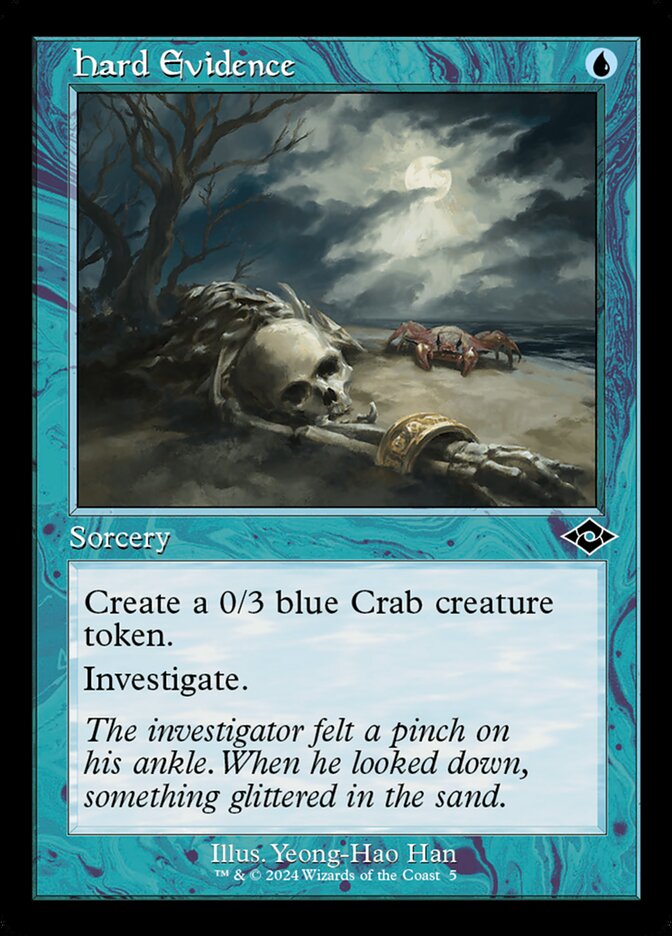 Hard Evidence - carta Magic The Gathering