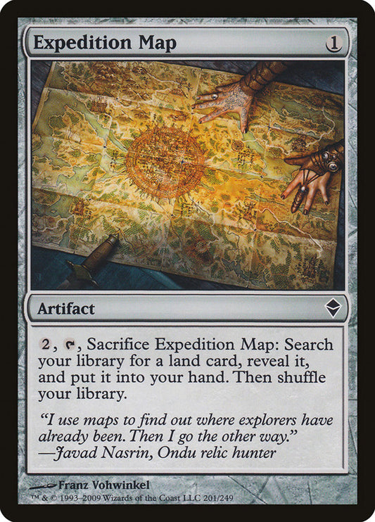 Expedition Map - carta Magic The Gathering