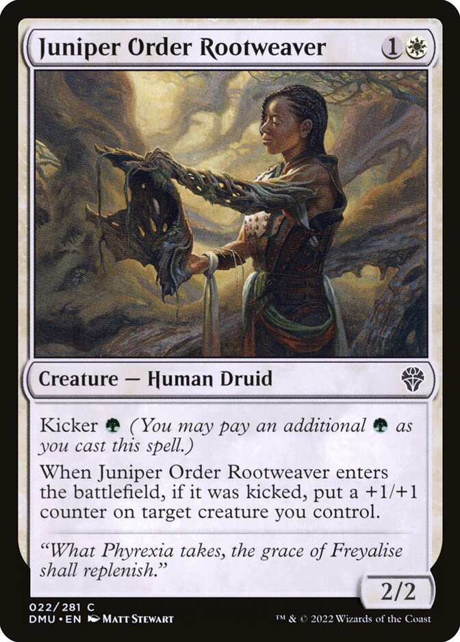 Juniper Order Rootweaver - carta Magic The Gathering
