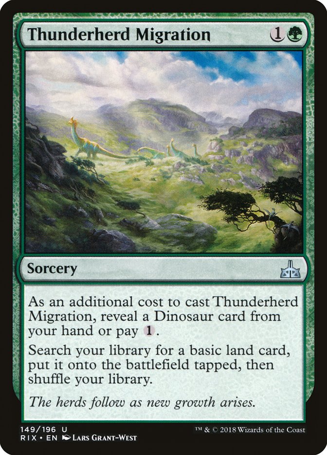 Thunderherd Migration - carta Magic The Gathering