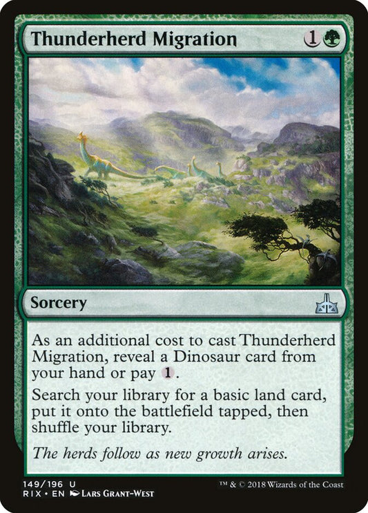 Thunderherd Migration - carta Magic The Gathering
