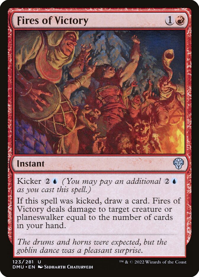 Fires of Victory - carta Magic The Gathering