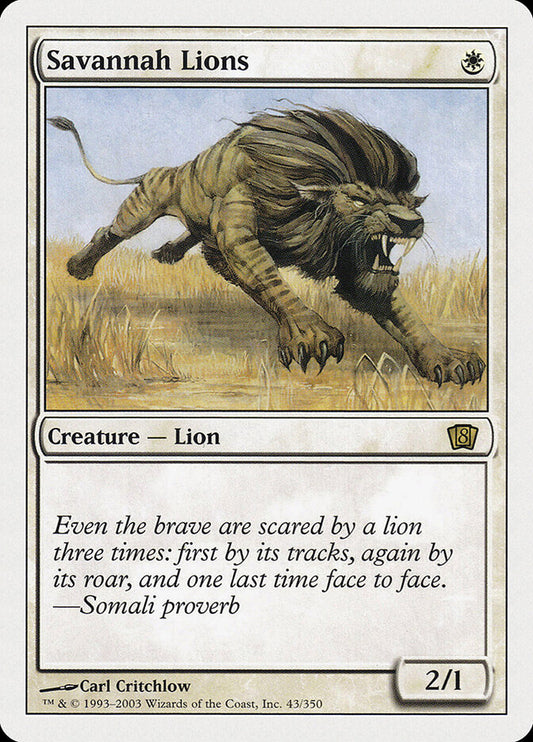 Savannah Lions - carta Magic The Gathering